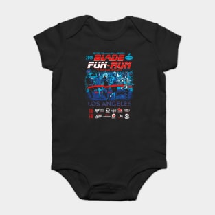 Blade Fun-Run for Displaced Replicants Baby Bodysuit